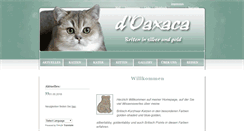 Desktop Screenshot of katzenzucht-oaxaca.de