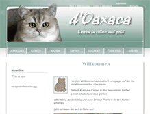 Tablet Screenshot of katzenzucht-oaxaca.de